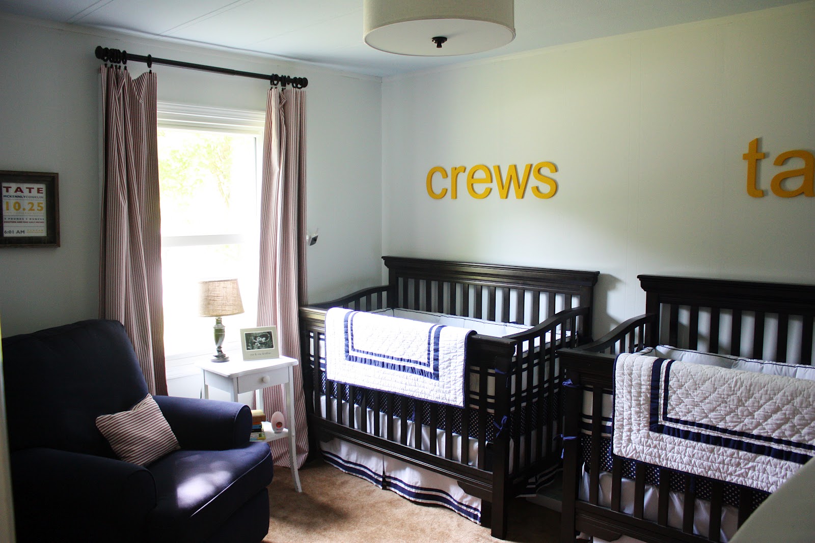 Twin Baby Idea Awesome Twin Baby Nursery Interior Idea Furnished With Black Painted Best Cribs Coupled With Foamy Chair Kids Room Chic Best Cribs Of Classic Chalet Designed In Vintage Decoration
