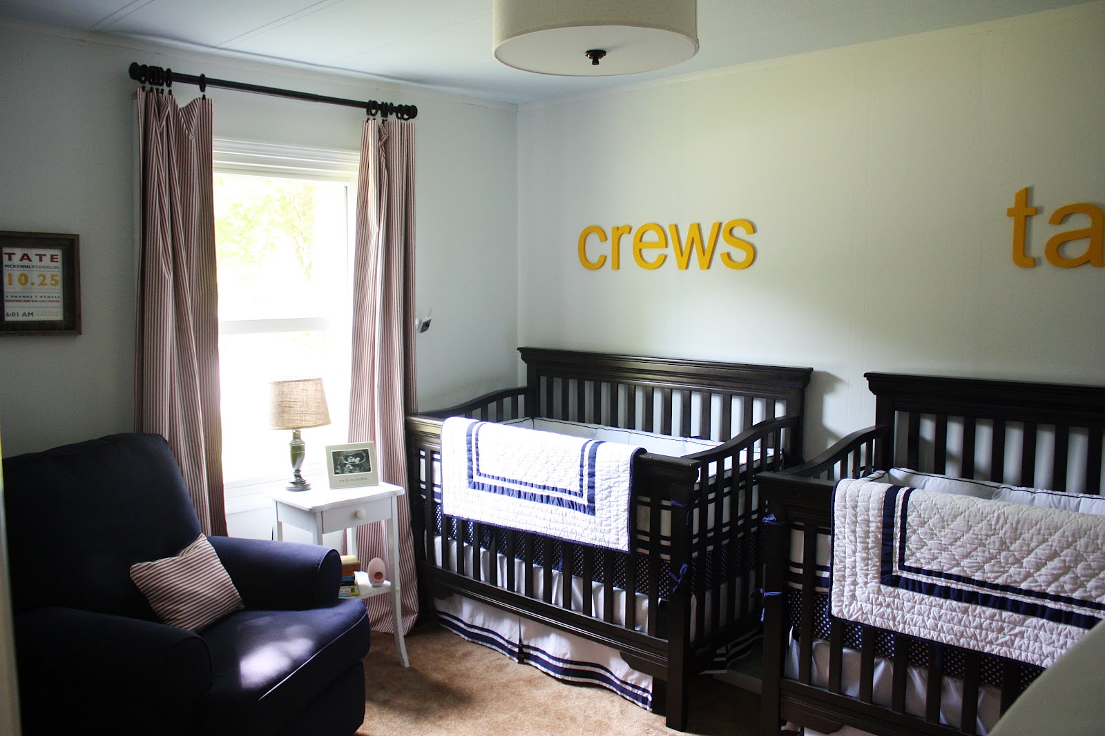 Twin Baby Idea Awesome Twin Baby Nursery Interior Idea Furnished With Black Painted Best Cribs Coupled With Foamy Chair Kids Room  Chic Best Cribs Of Classic Chalet Designed In Vintage Decoration