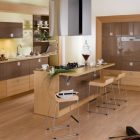 Wooden Accents Kitchen Captivating Wooden Accents Of Traditional Kitchen Using Kitchen Extractor Upper Wood Kitchen Island Involved Stools On Wood Floor Kitchens Various French Kitchen Styles In Pretty Layout