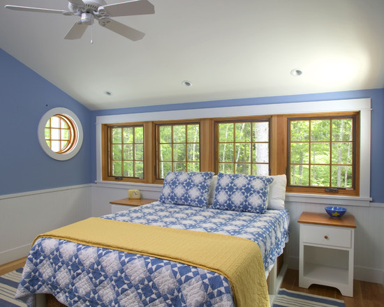 Traditional Bedroom Fan Chic Traditional Bedroom With Ceiling Fan Lake Front Family Lodge Architecture Elegant Lakefront Home With Stunning Warm Interior Space