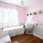 Pink And Baby Clean Pink And White Themed Baby Girl Nursery Interior With White Dresser And Baby Girl Crib Bedding With Curtain Kids Room Stunning Baby Girl Crib Bedding Designed In Magenta Color Interior