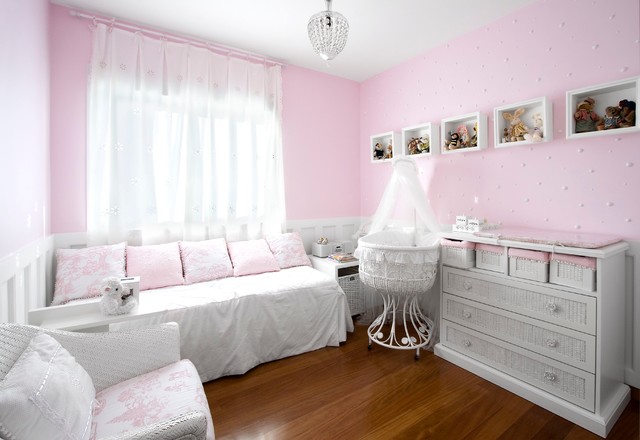 Pink And Baby Clean Pink And White Themed Baby Girl Nursery Interior With White Dresser And Baby Girl Crib Bedding With Curtain Kids Room Stunning Baby Girl Crib Bedding Designed In Magenta Color Interior