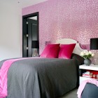 Cool Rooms Involving Contemporary Cool Rooms For Girls Involving Metallic Pink Wallpaper Covering The Center Wall To Hit Light Grey Bed Bedroom 30 Creative And Colorful Teenage Bedroom Ideas For Beautiful Girls