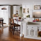 Kitchen Cupboards Bar Contemporary Kitchen Cupboards Ideas Kitchen Bar Laminate Floor Finished With White Interior Decoration In Traditional Touch Kitchens Savvy Kitchen Cupboards Ideas For Minimalist Space