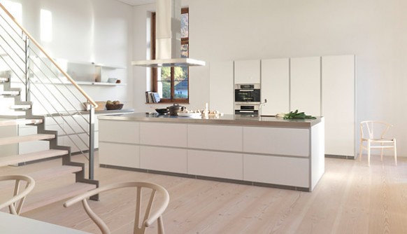 Loft Style Kitchen Contemporary Loft Style With Fashionable Kitchen Appliances Made Of Birchwood And Supported With Timber Floors And White Interior Kitchens Fabulous White Kitchen Design In Cleanness And Fashionable Decoration
