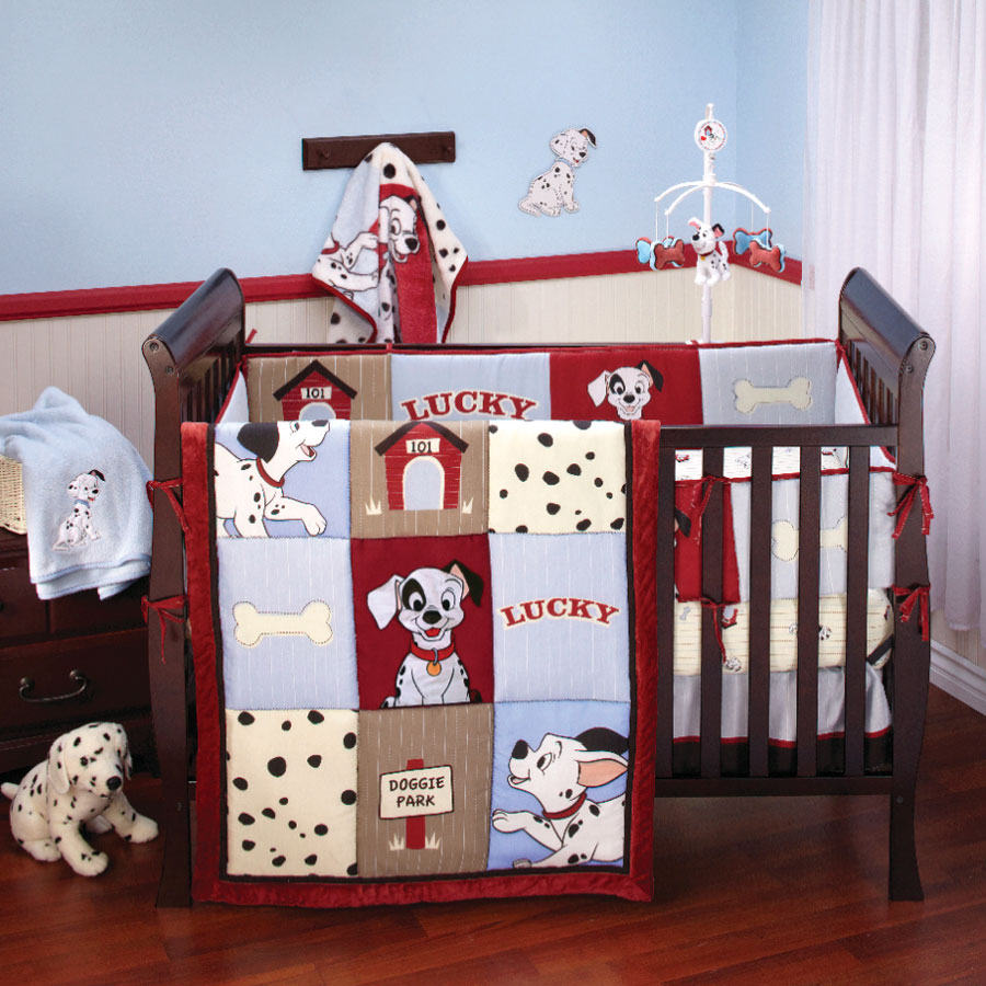 Dalmatian Themed Crib Cool Dalmatian Themed Baby Boy Crib Bedding Colored In Red Baby Blue And White To Hit Brown Wooden Crib Kids Room  Enchanting Baby Boy Crib Bedding Applied In Colorful Baby Room