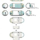 Planning Section In Cool Planning Section Design Drop In Tenta Residence With Capsule Shape Of Building With Three Main Buildings Decoration Remarkable Sustainable Home In Capsule Design Accompanies Your Vacation