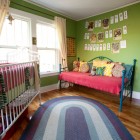Light Green Decor Eclectic Light Green Painted Nursery Decor Ideas Beautified With Pink Accent Covering The Classic Crib And Sofa Bed Decoration Lovely Nursery Decor Ideas With Secured Bedroom Appliances