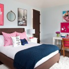 Cool Rooms Designed Enthralling Cool Rooms For Girls Designed In Bright Wall Paint Color With Pink Splash Spreading Over The Wall Bedroom 30 Creative And Colorful Teenage Bedroom Ideas For Beautiful Girls