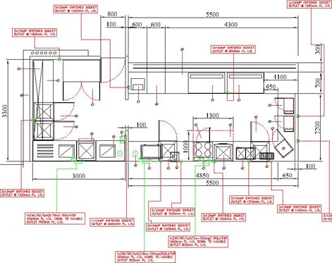 Commercial Kitchen Floor Exquisite Commercial Kitchen Design Architecture Floor Plan Idea With Large Space Interior Decoration For Inspiration Concept Kitchens  Stylish Commercial Kitchen Design In Sophisticated Arrangement