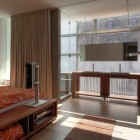 Bedroom In House Gorgeous Bedroom In The Urban House NYC With Wooden Bench And Wooden Vanity Under Long Mirror Architecture Elegant Townhouse Designed Into A Contemporary Urban Home Style