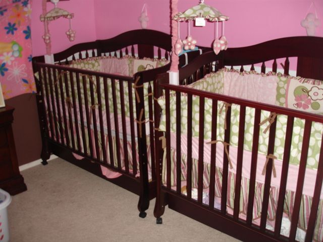 Pink Painted Nursery Gorgeous Pink Painted Baby Girl Nursery Interior With Brown Wooden Best Cribs Covered By Pink Linen Idea Kids Room Chic Best Cribs Of Classic Chalet Designed In Vintage Decoration