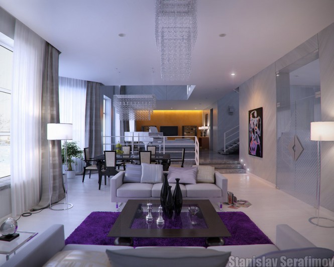 Purple And Room Lavish Purple And White Living Room Design Interior Used Modern Furniture In Feminine Touch For Inspiration Living Room Stunning Minimalist Living Room For Your Fresh Home Interiors