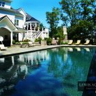 Infinity Pool Project Long Infinity Pool Another Fine Project By Lewis Aquatech Beside The Classic Beach Chairs And Stone Floor Dream Homes Magnificent Outdoor Swimming Pool With Sensational Backyard And Patio