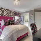 Light Grey For Luxurious Light Grey Cool Rooms For Girls Combined With White Brown Wallpaper And Pink Displayed By The Furniture Bedroom 30 Creative And Colorful Teenage Bedroom Ideas For Beautiful Girls