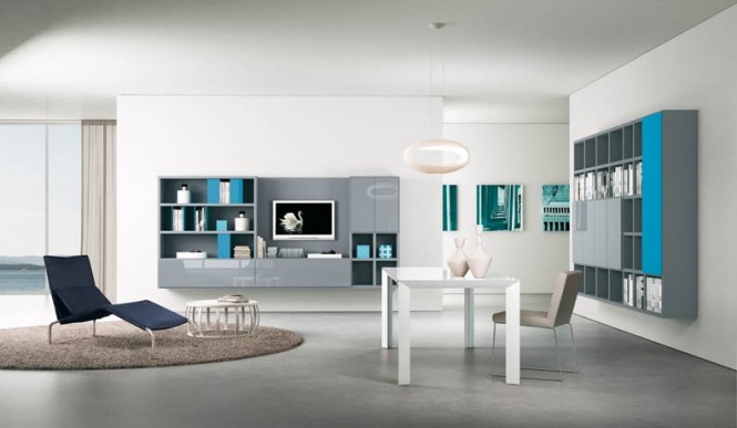 Shelves Grey Furniture Marvelous Shelves Grey And Turquoise Furniture Design In Modern Small Shaped Ideas And Minimalist Chair Decoration Ideas For Inspiration Living Room  Adorable Modern Living Room For Stylish Young People Mansion