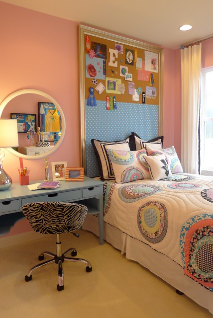 Home Cool Girls Modern Home Cool Rooms For Girls Painted In Peach Furnished With Pale Blue Painted Furnishing Such As Desk Bedroom  30 Creative And Colorful Teenage Bedroom Ideas For Beautiful Girls