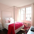 Blush Cool Girls Simple Blush Cool Rooms For Girls Enhanced With White Four Poster Bed Completed With Vibrant Pink Blanket Bedroom 30 Creative And Colorful Teenage Bedroom Ideas For Beautiful Girls