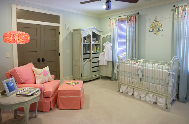 Light Grey With Spacious Light Grey Painted Nursery With Classic Baby Girl Crib Bedding Decorated With Peach Accent On Lounge Kids Room Stunning Baby Girl Crib Bedding Designed In Magenta Color Interior