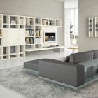 Shelves White Furniture Stunning Shelves White With Grey Furniture Design Used Modern Style Combined With Grey Sofa Decoration Ideas For Inspiration Living Room Adorable Modern Living Room For Stylish Young People Mansion