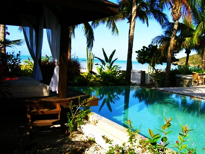 Tropical Themed Fine Stunning Tropical Themed Pool Another Fine Project By Lewis Aquatech With Wooden Gazebo And Fluffy Daybed Dream Homes Magnificent Outdoor Swimming Pool With Sensational Backyard And Patio