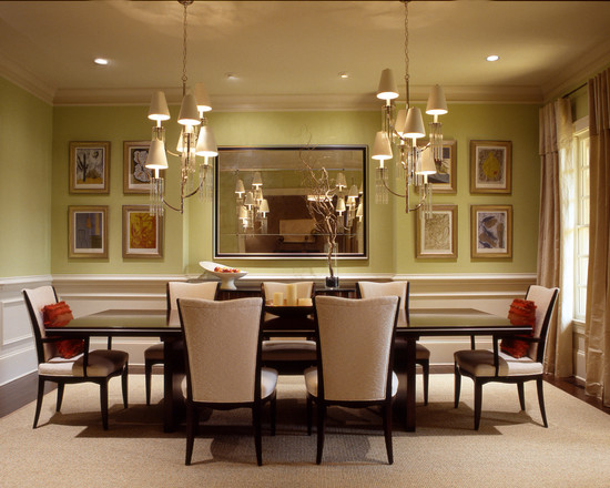 Twin Pendant In Stunning Twin Pendant Light Installed In Eclectic Dining Room Above Glass Dining Table And Chairs Installed On Gray Colored Rug Decoration  Chic Home Decorating With Stylish Green Color Combinations