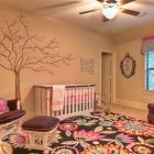 Baby Brown Girl Sweet Baby Brown Themed Baby Girl Nursery Idea With White Baby Crib Sets Coupled With Lounge And Table Kids Room Classy Baby Crib Sets For Contemporary And Eclectic Interior Design
