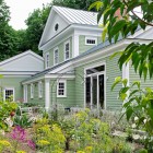 Exterior Design What Traditional Exterior Design Idea Using What Color Matches With Green Applied With White In Wall And Roof Involved Small Garden Decoration Chic Home Decorating With Stylish Green Color Combinations
