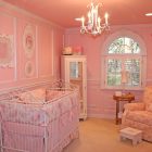 Pink Baby Idea Traditional Pink Baby Girl Nursery Idea Displaying Similar Tone Concept Of Baby Crib Sets With Chair And Foot Rest Kids Room Classy Baby Crib Sets For Contemporary And Eclectic Interior Design