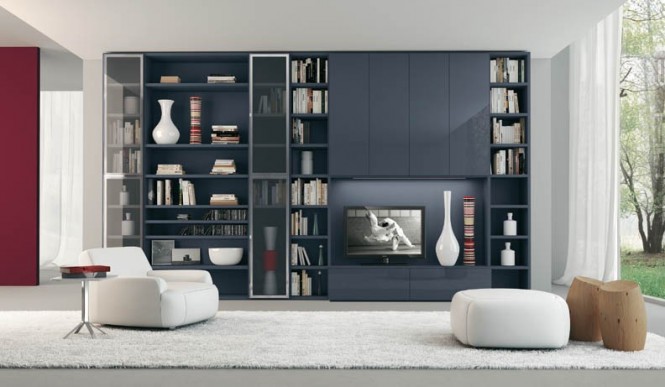 Shelves Dark Design Unique Shelves Dark Grey Furniture Design In Modern Style And White Small Sofa Furniture For Reading Space Living Room Adorable Modern Living Room For Stylish Young People Mansion