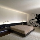 Piano Sticker Small Vivacious Piano Sticker Design In Small Bedroom Interior With Modern Modular Furniture Decoration Ideas And LED Lighting Decoration Unique Wall Decoration For An Elegant Home Interior Concepts