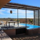 Pergola Above Constructed Webbed Pergola Above Outdoor Pool Constructed By Rattan And Wooden Material In Pool Terrace Of Fascinating Santos Dream Homes Stunning Holiday Home With Exquisite Concrete Pools