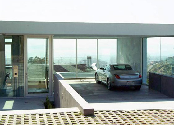 Garage Top Gray Amazing Garage Top Using Light Gray Painting On Wall And Floor Involved White Wood Glass Windows And Doors Decoration Smart Garage Design In Various Decoration Ideas And Themes