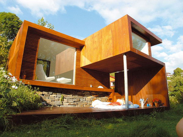 Wooden Deck Casa Amazing Wooden Deck Outside The Casa Kolonihagen Norway With Wooden Ceiling And Stone Wall Under Wooden Wall Dream Homes Stunning Holiday House Design As Best Choice For Spending Summer Holiday