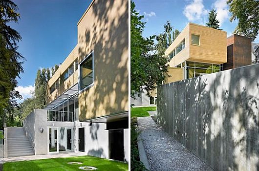 Exterior Outside Storey Amusing Exterior Outside Contemporary Two Storey House For The Art Lover With Concrete With Entry Staircase Dream Homes Stunning Modern Hillside House For An Art Lovers And Family Of Six