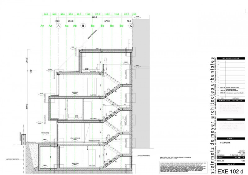 Section Planning Pplb Appealing Section Planning Design Of PPLB 0042 Residence With Five Floors And Several Stairs Which Are Made From Wooden Material Dream Homes Fancy Contemporary Home Using Concrete And Wooden Materials In Luxembourg