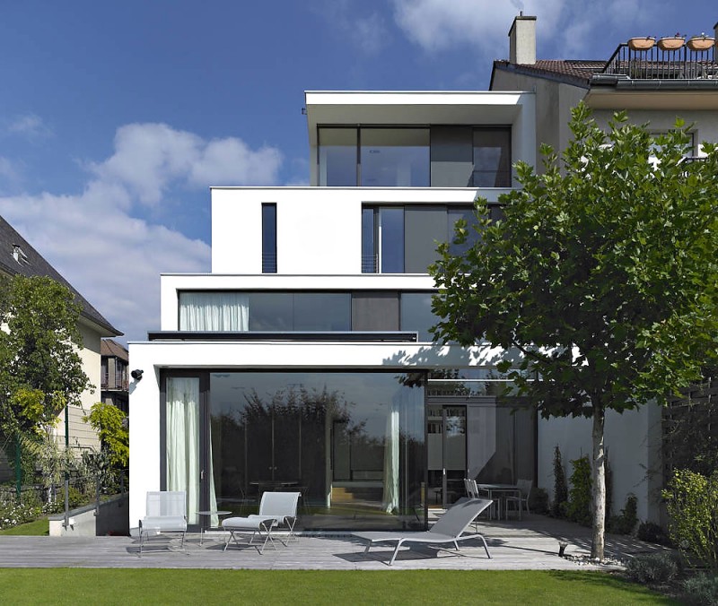 Building Design 0042 Astonishing Building Design Of PPLB 0042 Residence With Transparent Wall Windows Which Are Made From Glass Panels And Natural View Of Green Grass Dream Homes Fancy Contemporary Home Using Concrete And Wooden Materials In Luxembourg