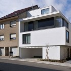 Building Design 0042 Astonishing Building Design Of PPLB 0042 Residence With White Wall Made From Concrete And Several Windows Made From Glass Panels Dream Homes Fancy Contemporary Home Using Concrete And Wooden Materials In Luxembourg