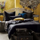 Bedroom Design Comfy Awesome Bedroom Design Of Chic Aura Comfy Bed Linen Bedroom With Several Dark Pillows And Dark Brown Colored Blanket Bedroom Beautiful Bed Linens From The Adorable Aura Bedroom Themes