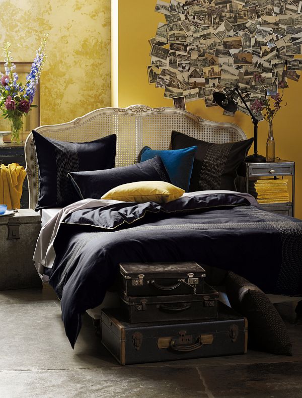 Bedroom Design Comfy Awesome Bedroom Design Of Chic Aura Comfy Bed Linen Bedroom With Several Dark Pillows And Dark Brown Colored Blanket Bedroom Beautiful Bed Linens From The Adorable Aura Bedroom Themes