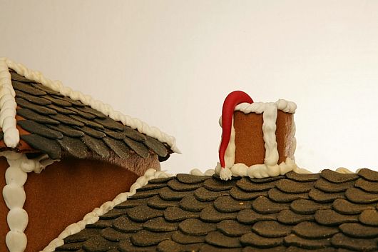 Christmas Decoration Dark Awesome Christmas Decoration Applied The Dark Brown Rooftop And Brown Chimney Cover Of World Most Expensive Gingerbread House Decoration Adorable House Decoration In Gingerbread House For Special Christmas