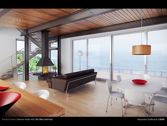 Modern Design Wood Breathtaking Modern Design With Large Wood And Accented Home Interior By Alexandre Guilbeault With Natural Beach View Living Room  Artistic Living Room Design For Stylish Modern Home Interiors