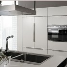 Ultra Modern Decorated Bright Ultra Modern Kitchen Designs Decorated With All White Painted Kitchen Island And Cabinet Set From Tecnocucina Kitchens Elegant Modern Kitchen Design Collections Beautifying Kitchen Interior