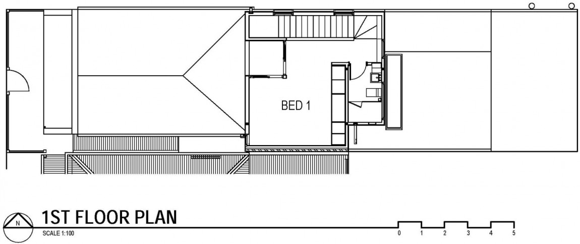 First Level Idea Chic First Level Floor Plan Idea Displaying A Master Bedroom With Bathroom And Staircase To Access Lower Floor Decoration Fresh House Decoration In Summer Theme