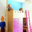 Modern Kids Contemporary Chic Modern Kids Bedroom With Contemporary Loft Bed 12AP Project Decoration Fancy House Style In Fascinating Sporadic Color Scheme