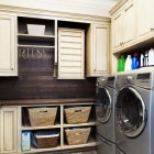 Laundry Room Rustic Classic Laundry Room Planner With Rustic Rattan Baskets Sophisticated Washing Machines Vintage White Cabinet Unique Marble Floor Tile Interior Design Smart And Beautiful Laundry Rooms That Inspire Your Design Creativity