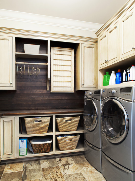 Laundry Room Rustic Classic Laundry Room Planner With Rustic Rattan Baskets Sophisticated Washing Machines Vintage White Cabinet Unique Marble Floor Tile Interior Design Smart And Beautiful Laundry Rooms That Inspire Your Design Creativity