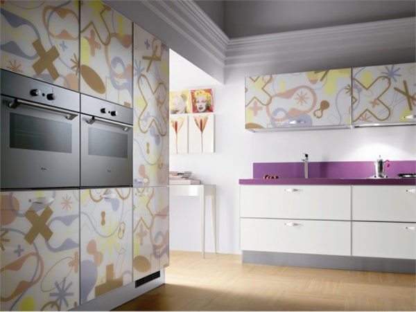 View By Scavolini Clear View By Crystal By Scavolini Area With Violet And Colorful Design That Inspiring Our Design Ideas Kitchens Stunning Glass Kitchen Furniture Idea To Decorate Your Kitchen