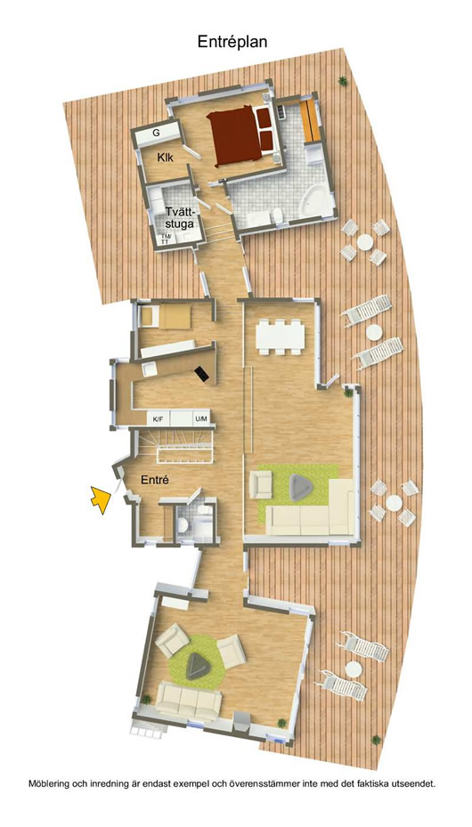 Floor Plan Countryside Compact Floor Plan Of Luxurious Countryside Villa In Torslanda With Elongated Building Design And Completed With Many Comfortable Rooms Dream Homes Stunning Modern Countryside Home Applying Rustic Style