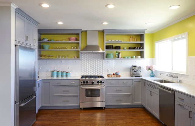 Kitchen Applied Cupboards Contemporary Kitchen Applied Gray Kitchen Cupboards Paint And White Tile Backsplash Also Granite Countertop Ideas Kitchens  Fantastic Kitchen Cupboards Paint Ideas With Chic Cupboards Arrangements